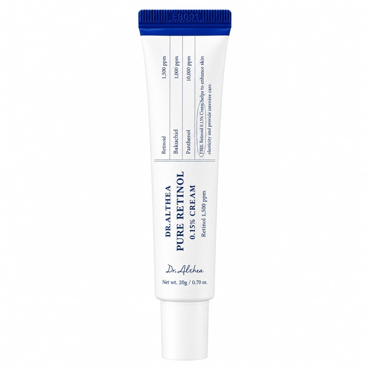 Dr. Althea Pure Retinol 0.15 Cream, 20g – Crema con retinol (20 g)