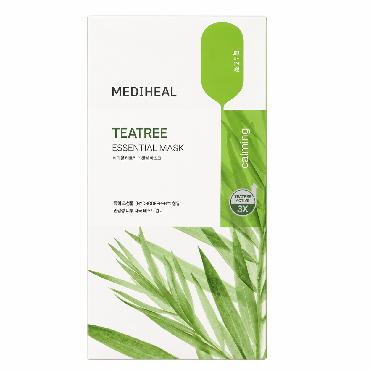 Mediheal Teatree Essential Mask 10 uds – Mascarilla facial purificante con árbol del té 10 uds