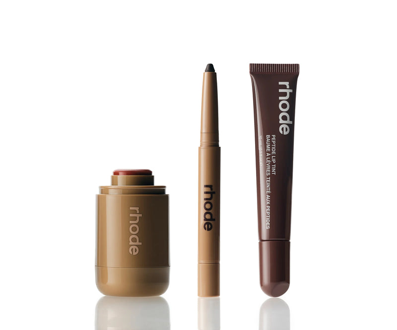 Textura rhode Lip Combo – Pocket Blush + Peptide Lip Tint + Peptide Lip Shape