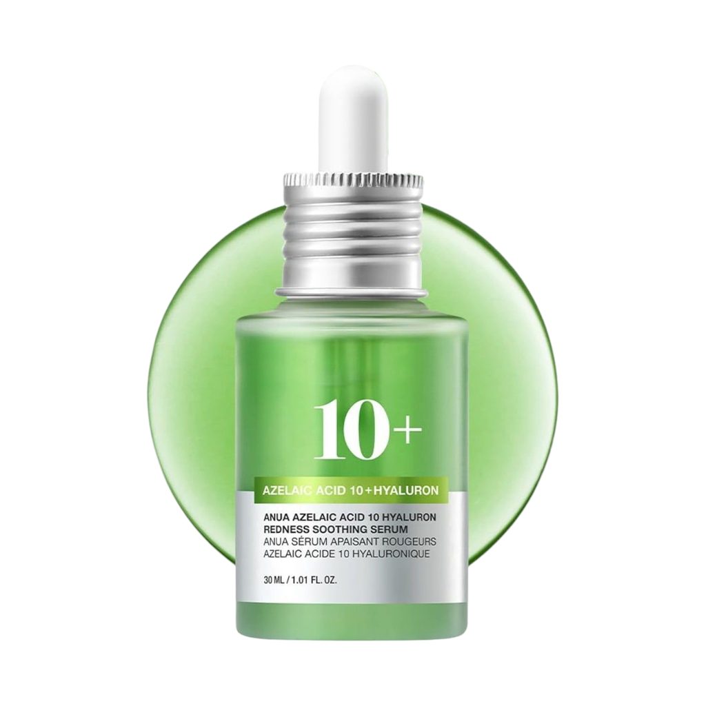 Anua Azelaic Acid 10% + Hyaluron Redness Soothing Serum 30ml – Sérum Calmante Antirojeces con Ácido Azelaico 10% + Hialurónico