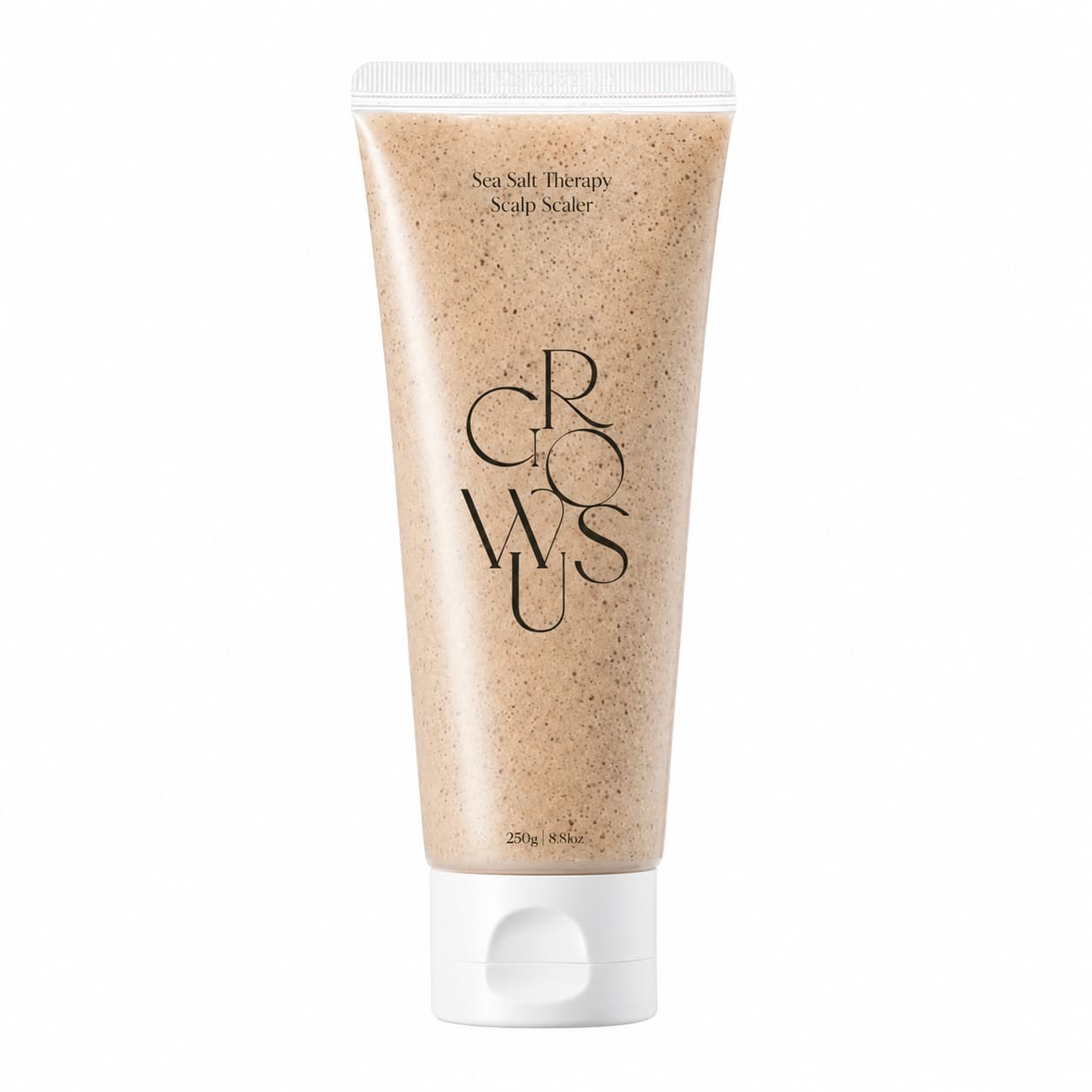 GROWUS Sea Salt Therapy Scalp Scaler 120 g – Exfoliante purificante para el cuero cabelludo
