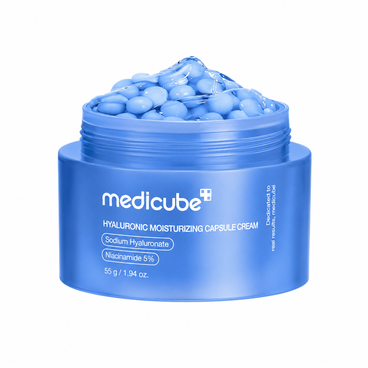 Medicube Hyaluronic Moisturizing Capsule Cream 55g – Crema hidratante con ácido hialurónico 55g