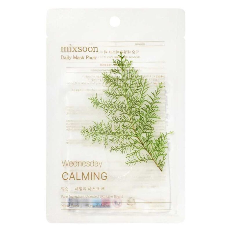 Mixsoon - Daily Mask Pack Wednesday Calming - Mascarillas calmantes - 10 unidades