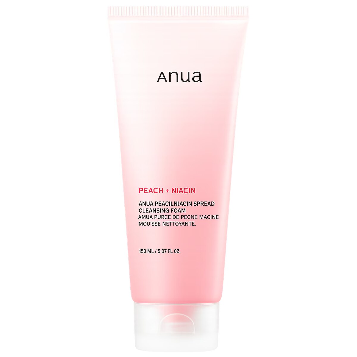 Anua - Espuma limpiadora iluminadora con melocotón y niacinamida / Peach Niacin Spread Cleansing Foam - 150 ml