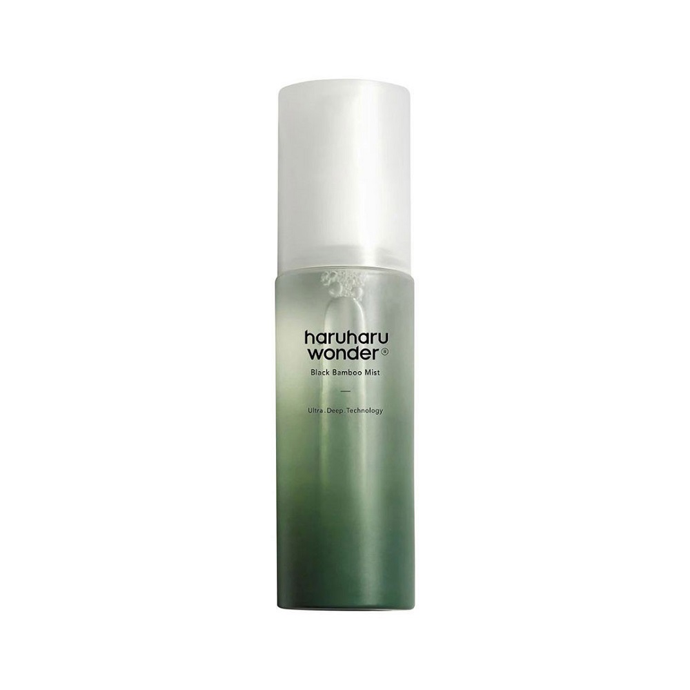 Haruharu Wonder - Black Bamboo Mist - Bruma facial hidratante formato viaje - 80 ml