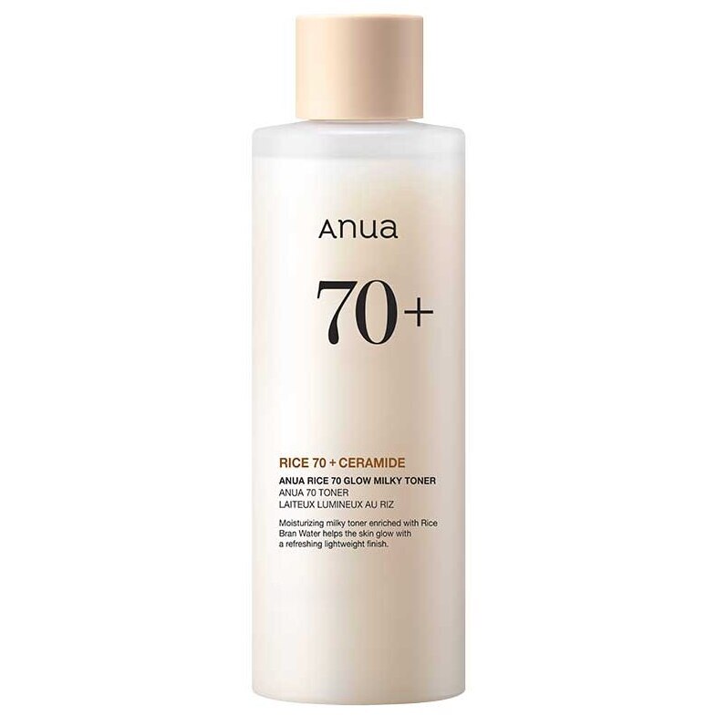 Anua - Tónico lechoso iluminador de arroz tamaño mini / Rice 70 Glow Milky Toner Mini - 40 ml