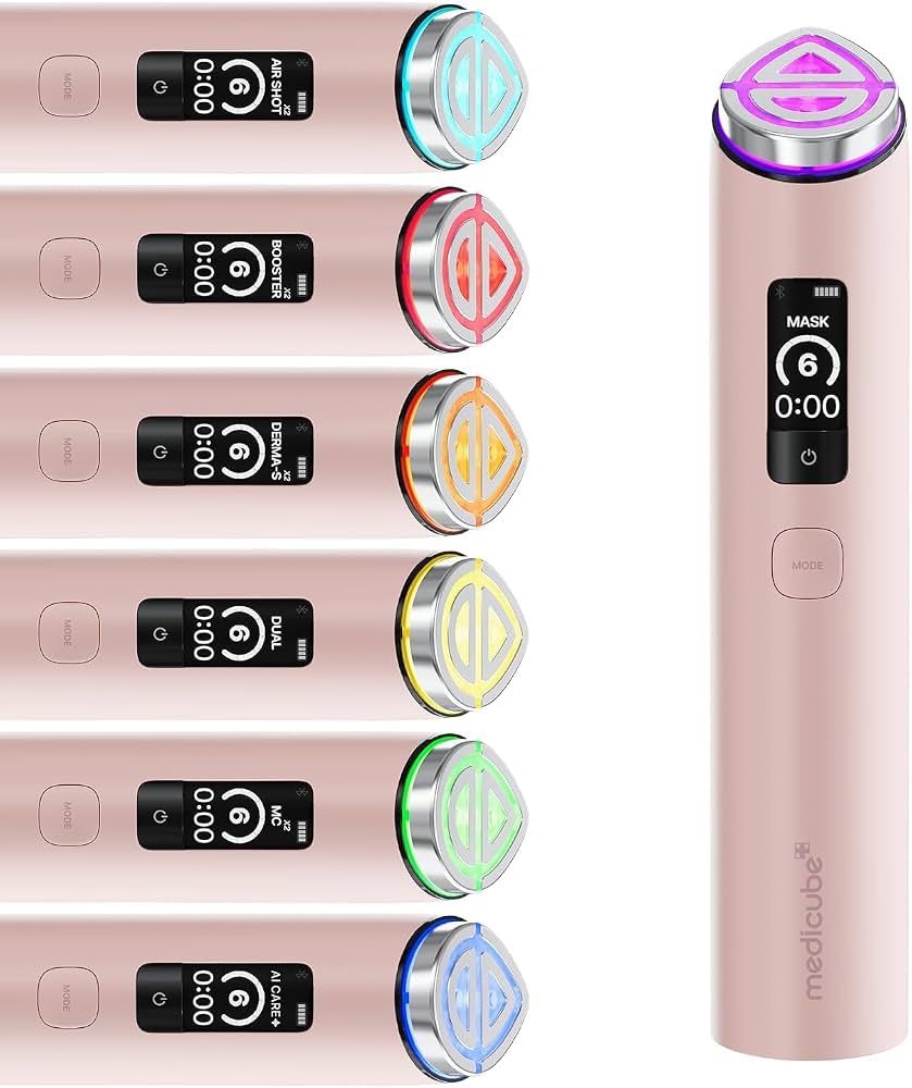 Medicube AGE-R Booster Pro X2 Pink – Dispositivo facial 7-en-1 rosa 3