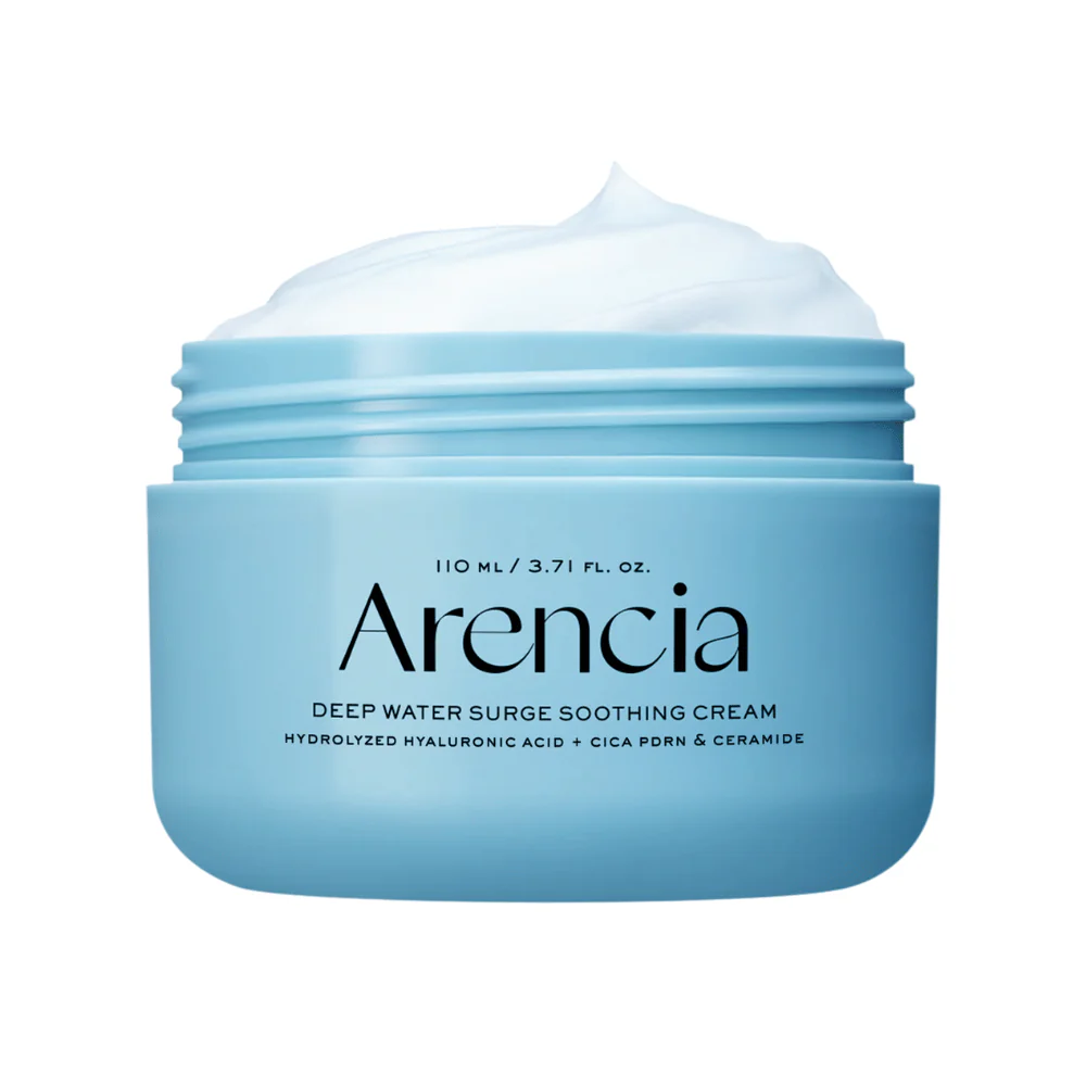 Arencia - Deep Water Surge Soothing Cream – Crema calmante e hidratante con ácido hialurónico, PDRN y ceramidas - 110 ml