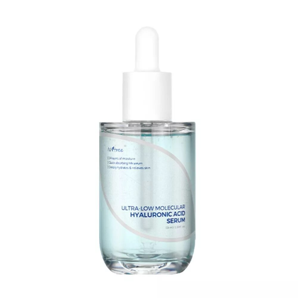 Isntree Ultra-Low Molecular Hyaluronic Acid Serum 50 ml – Sérum de ácido hialurónico ultrabajo peso molecular