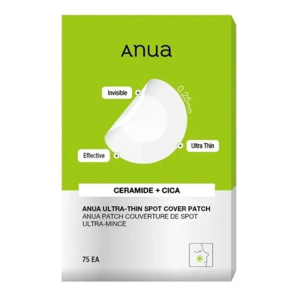 Anua - Parches ultrafinos para imperfecciones / Ultra-Thin Spot Cover Patch - 75 uds