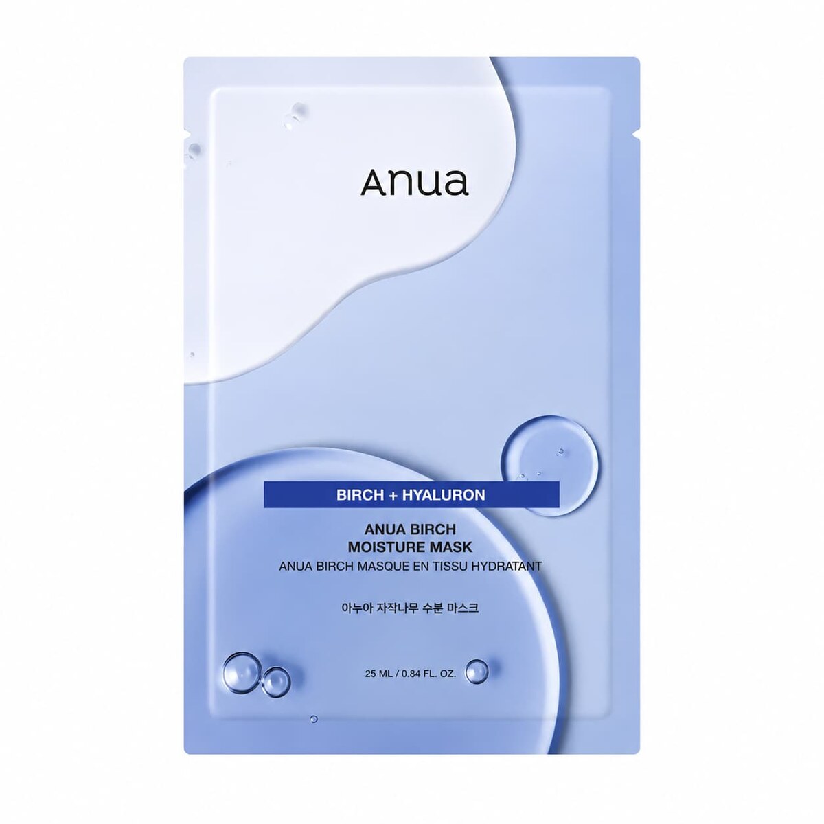Anua - Mascarilla hidratante de savia de abedul / Birch Hydrating Mask - 1 unidad