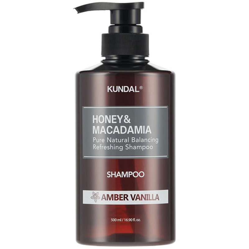 Kundal - Champú Nature de Miel y Macadamia (Ámbar y Vainilla) - 500 ml
