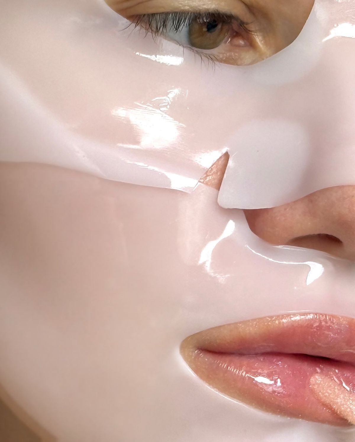 COSRX Advanced Snail Mucin Glass Glow Hydrogel Mask – Mascarilla de Hidrogel con Mucina