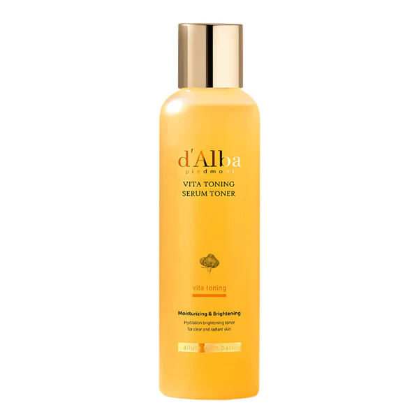 d'Alba Vita Toning Serum Toner 180ml – Tónico Sérum Iluminador Vita Toning 180ml