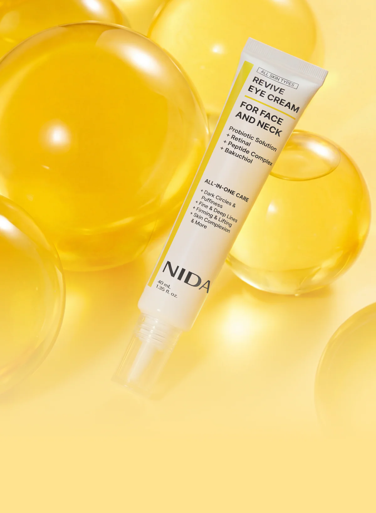 Textura NIDA - Revive Eye Cream para rostro y cuello - 40 ml