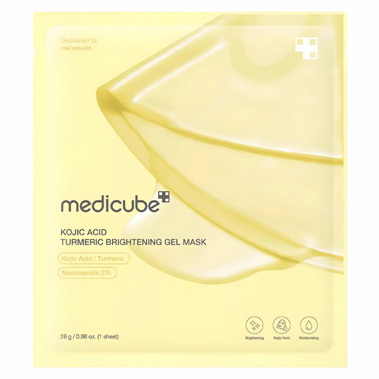 Medicube Kojic Acid Turmeric Brightening Gel Mask 1 ud – Mascarilla facial iluminadora 1 ud