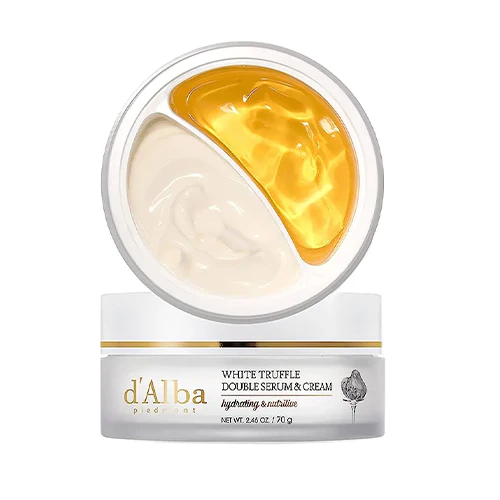 d'Alba White Truffle Double Serum & Cream 70g – Doble Sérum & Crema Trufa Blanca 70g