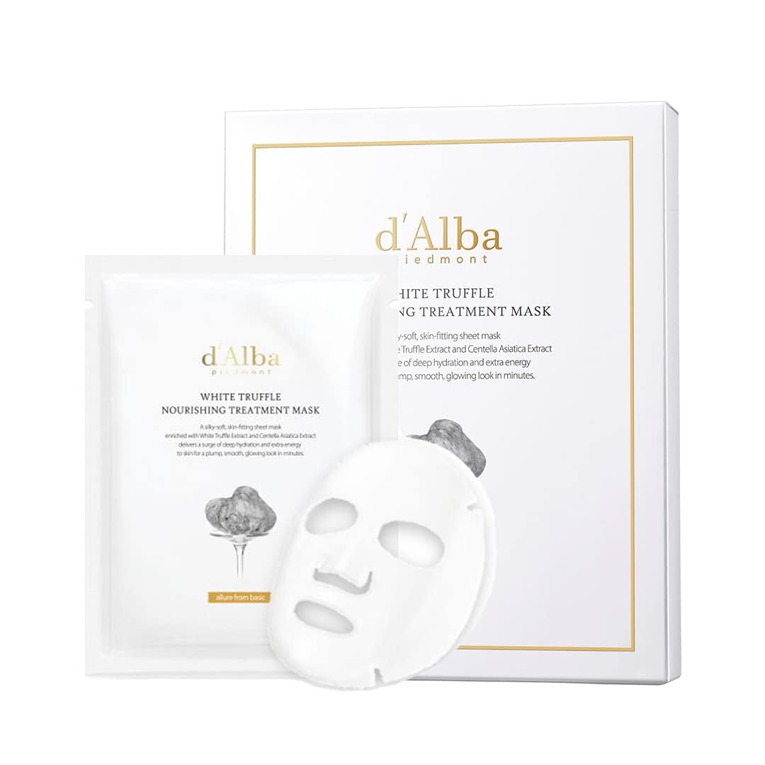 d'Alba White Truffle Nourishing Treatment Mask (Pack de 5) – Mascarillas Nutritivas Trufa Blanca (Pack de 5)