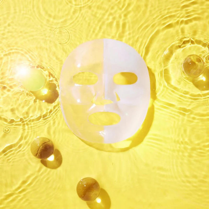 Texture COSRX Advanced Snail Mucin Glass Glow Hydrogel Mask – Mascarilla de Hidrogel con Mucina