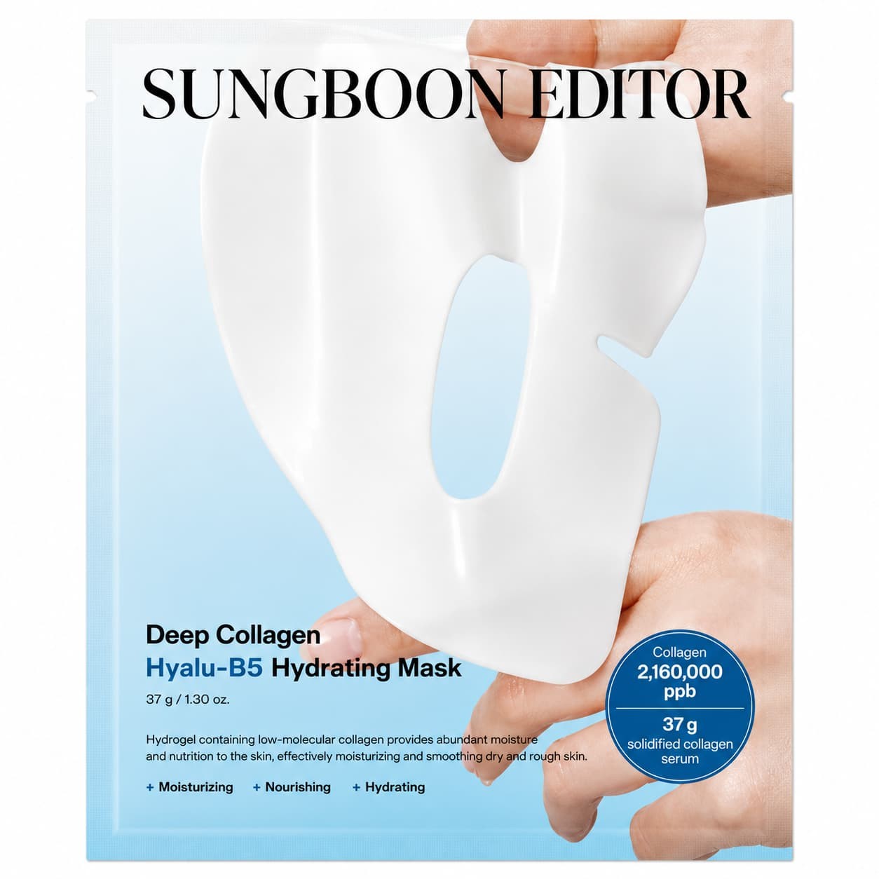 Sungboon Editor - Mascarilla facial hidratante - Deep Collagen Hyal-B5 Hydrating Mask - 1 unidad