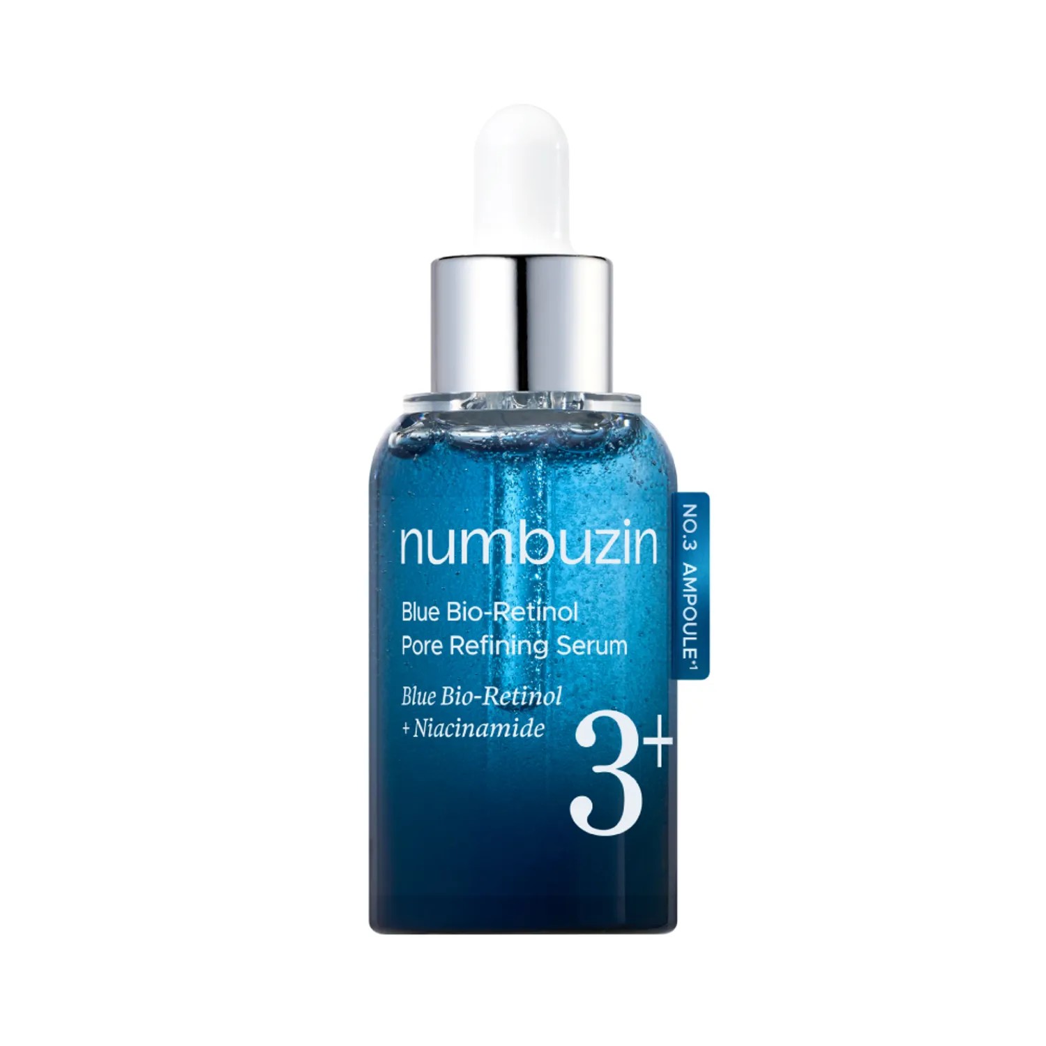Numbuzin No.3 Blue Bio-Retinol Pore Refining Serum 30 ml – Sérum afinador de poros