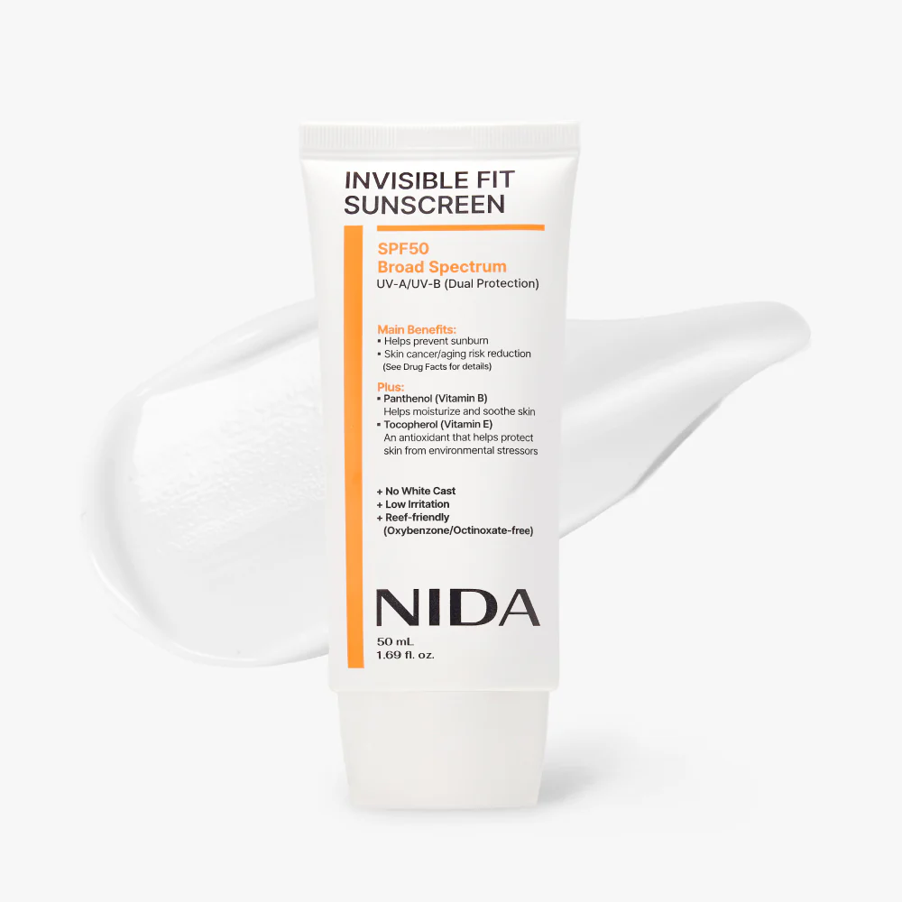 NIDA - Invisible Fit Sun Cream SPF50+ - 50 ml