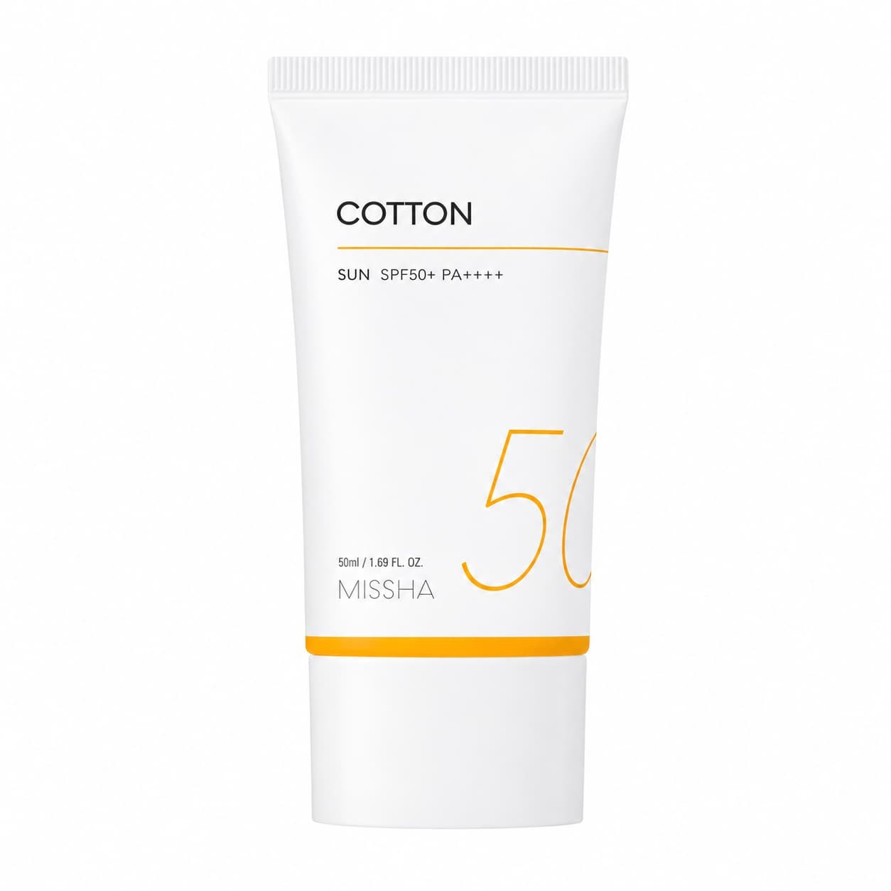 Missha - All Around Safe Block Cotton Sun SPF50+ - Protector solar de acabado suave - 50 ml