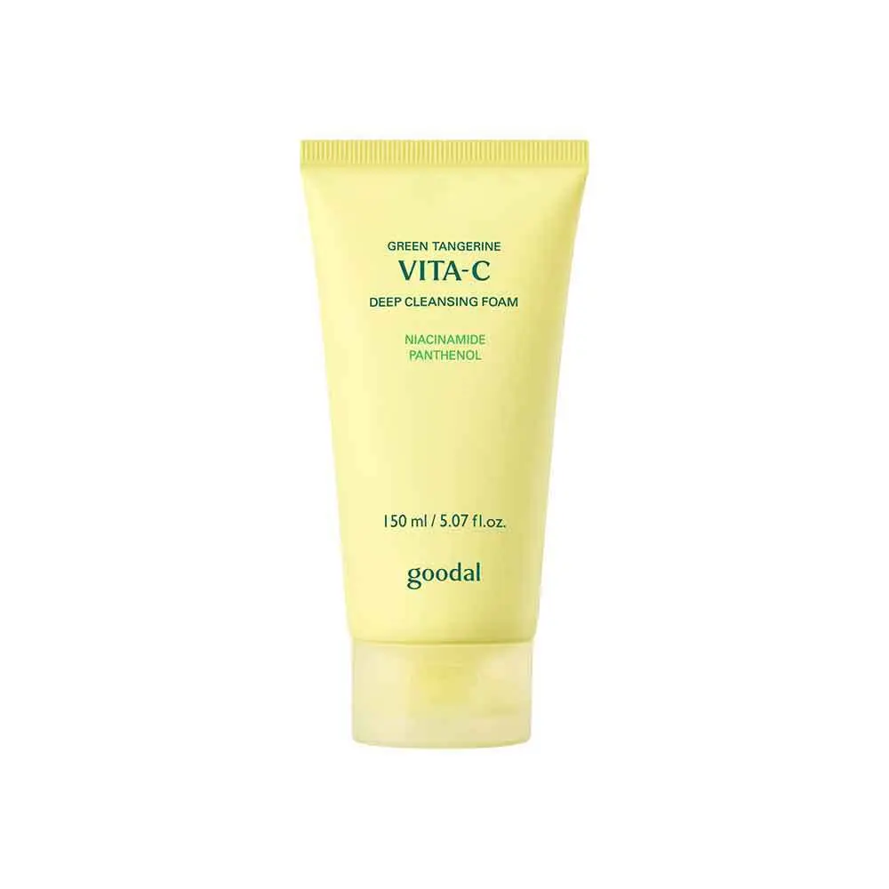 Goodal Green Tangerine Vita-C Deep Cleansing Foam 150 ml – Espuma limpiadora iluminadora