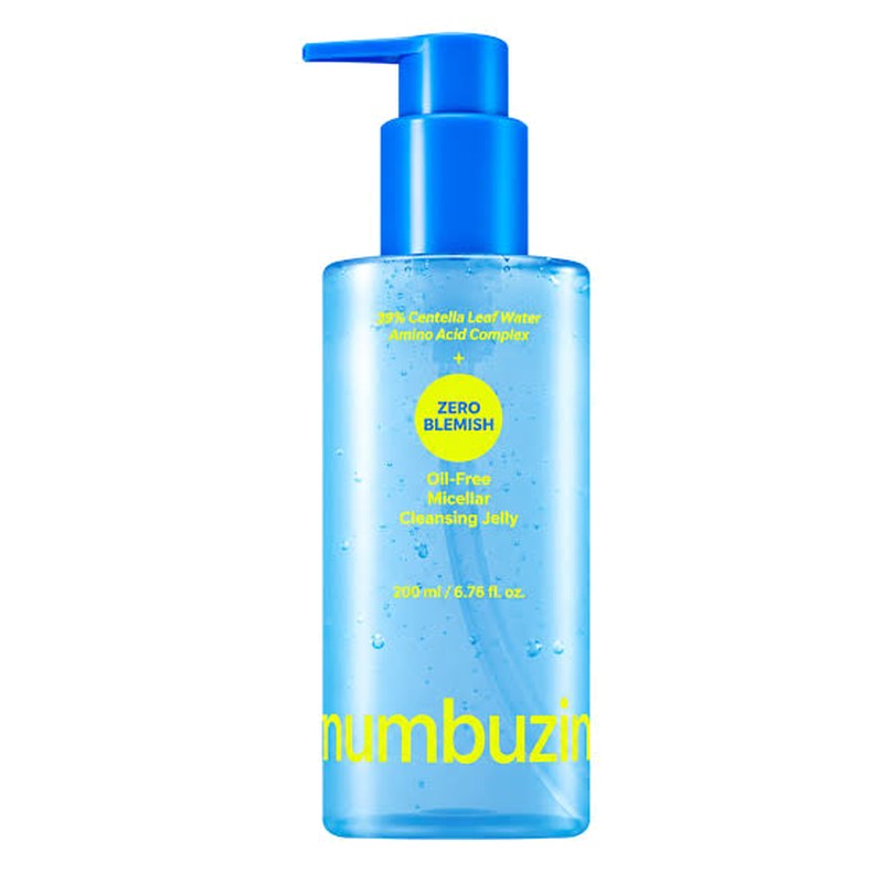 Numbuzin Zero Blemish Oil-Free Micellar Cleansing Jelly 200 ml – Gel micelar sin aceites