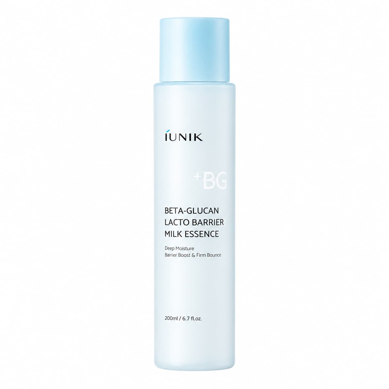 iUNIK Beta-Glucan Lacto Barrier Milk Essence 200 ml – Esencia lechosa hidratante y fortalecedora de la barrera