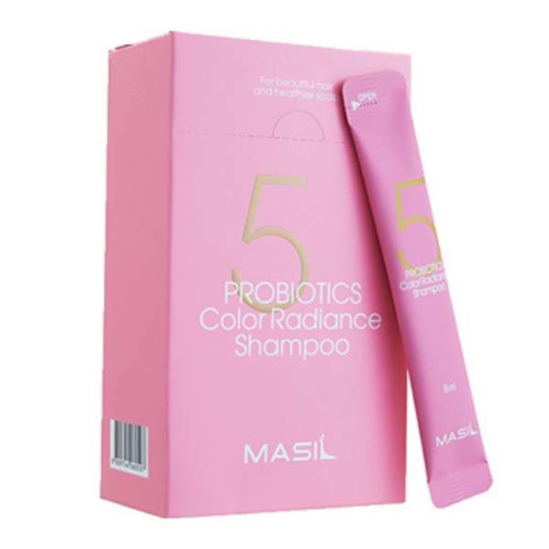 Masil - Champú protector del color (monodosis) - 5 Probiotics Color Radiance Shampoo - 20 x 8 ml
