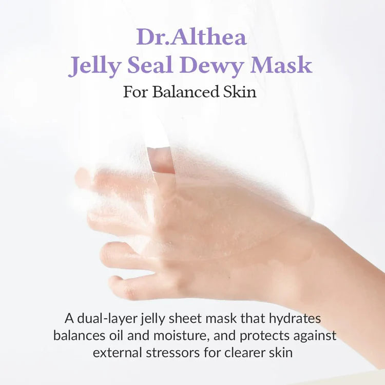 Texture Dr. Althea Jelly Seal Dewy Mask 28g – Mascarilla Jelly Hidratante