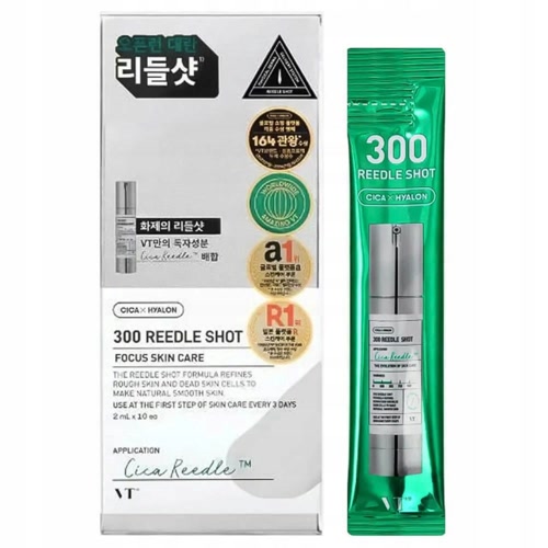 VT Cosmetics Reedle Shot 300, Stick Pouch, (2ml*10ea)