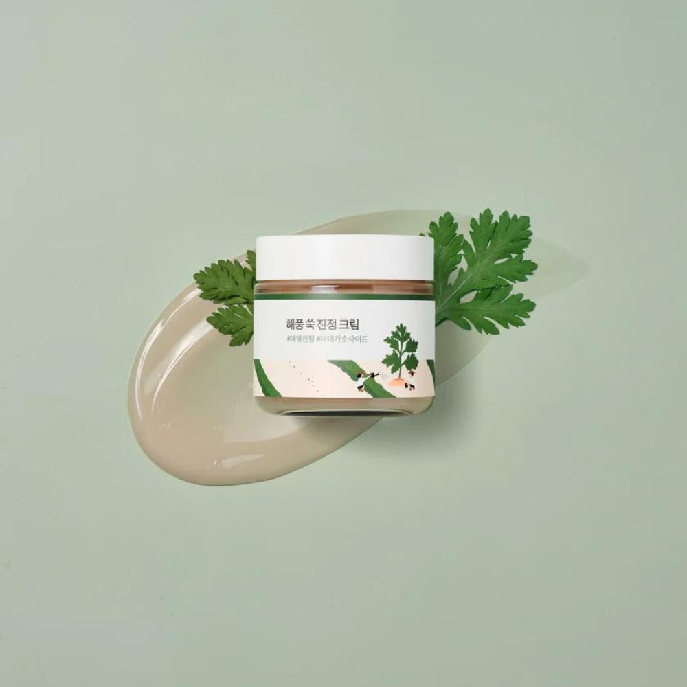 Texture Round Lab - Mugwort Calming Cream - Crema Calmante con Artemisa - 80ml