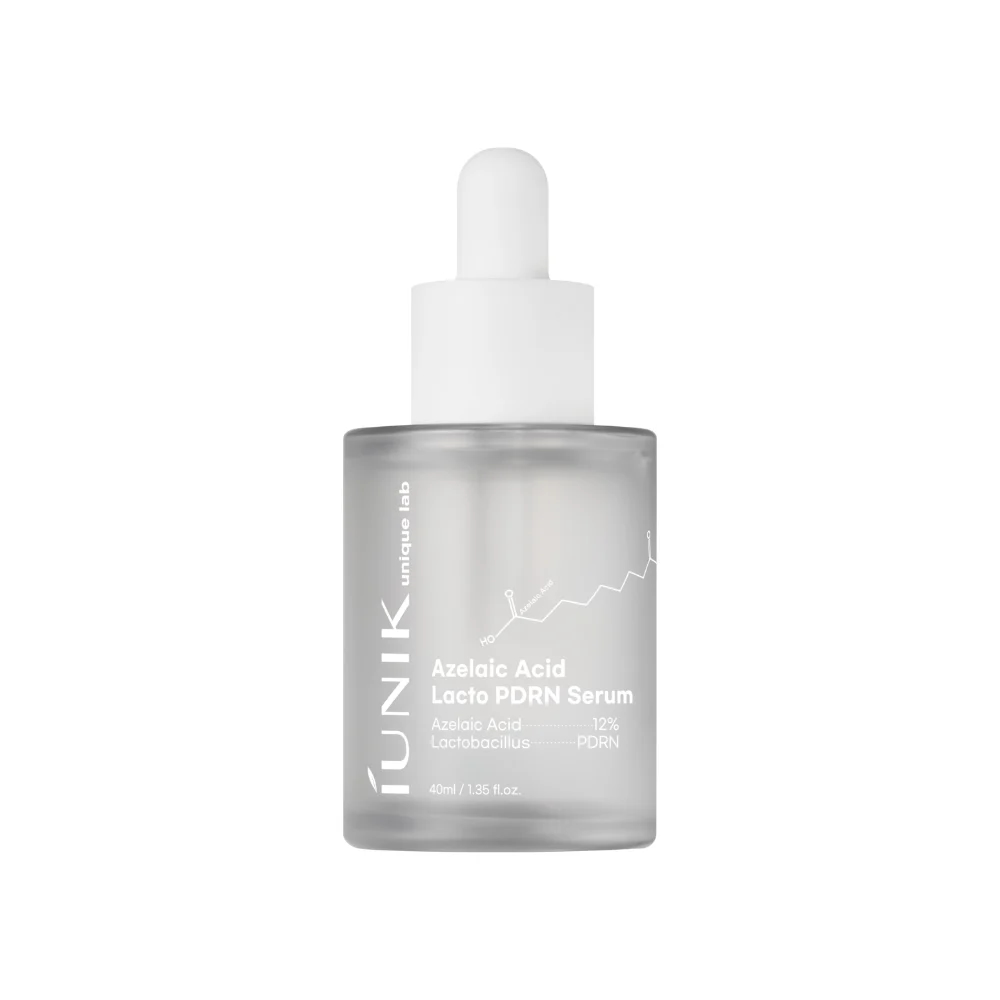 iUNIK Azelaic Acid Lacto PDRN Serum 40 ml – sérum calmante y unificador para imperfecciones