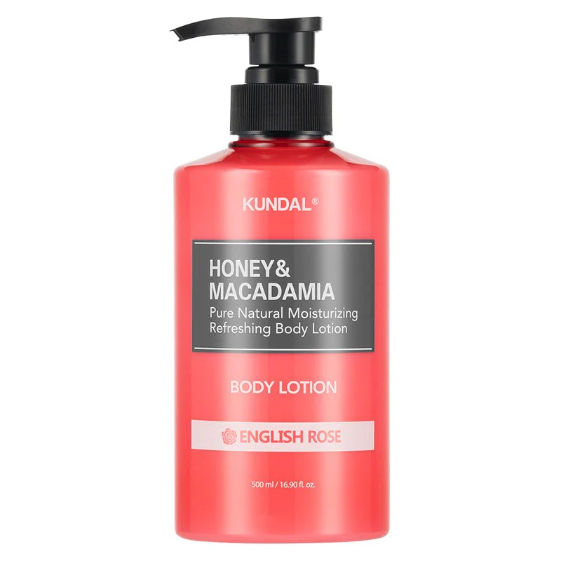 Kundal - Loción Corporal de Miel y Macadamia (Rosa Inglesa) - 500 ml