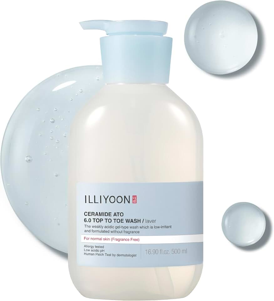 ILLIYOON Ceramide Ato Baby Body Wash 500 ml – Gel de baño y cuerpo para piel sensible