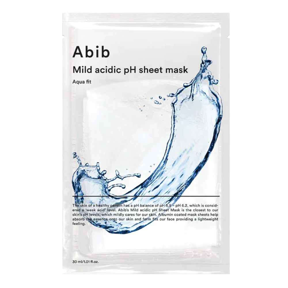 Abib - 1 sheet - Mild Acidic Ph Sheet Mask Aqua Fit / Mild Acidic Ph Sheet Mask Aqua Fit