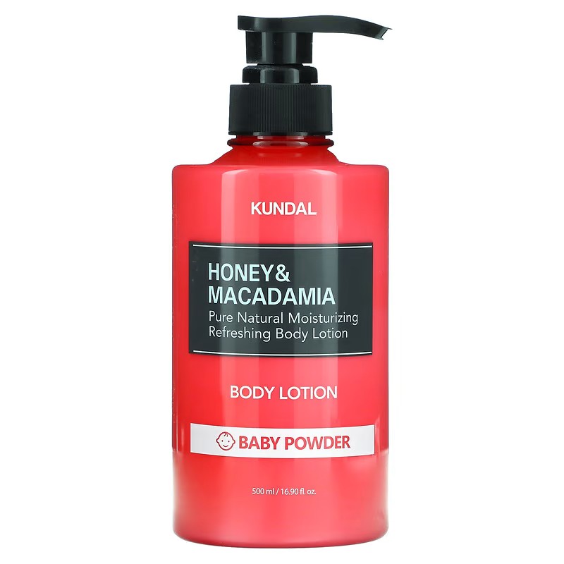 Kundal - Loción Corporal de Miel y Macadamia (Talco (Baby Powder)) - 500 ml