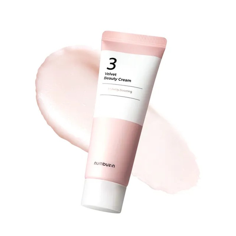 Numbuzin No.3 Velvet Beauty Cream 60 ml – Crema de acabado terciopelo