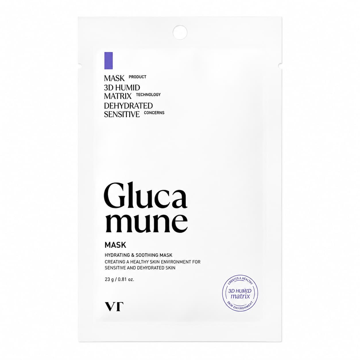 VT Cosmetics Glucamune Mask, 1 sheet