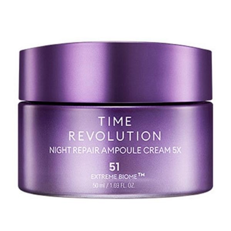 Missha - Time Revolution Night Repair Ampoule Cream 5X - Crema de noche antiedad - 50 ml