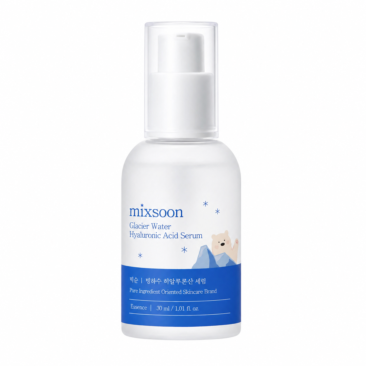 MIXSOON Glacier Water Hyaluronic Acid Serum, 30ml – Sérum con agua glaciar y ácido hialurónico 30ml