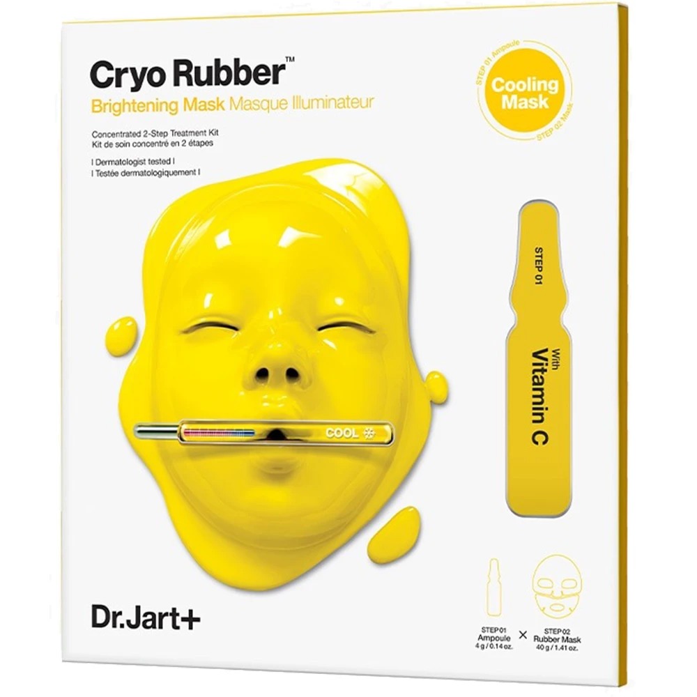 Dr.Jart+ - Cryo Rubber with Brightening Vitamin C Mask, 4g + 40g – Mascarilla (4 g)