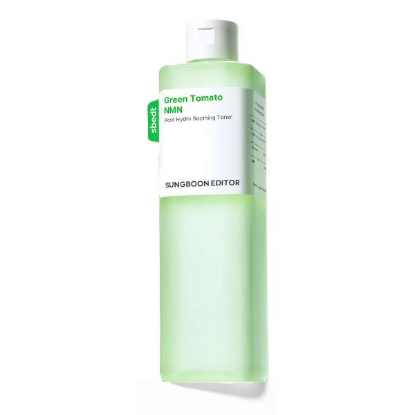 Sungboon Editor - Tónico calmante e hidratante para poros - Green Tomato NMN Pore Hydro Soothing Toner - 350 ml