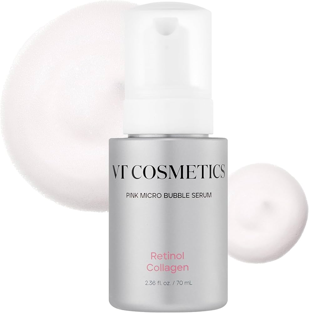 VT Cosmetics Retinol Collagen Pink Micro Bubble Serum, 70ml