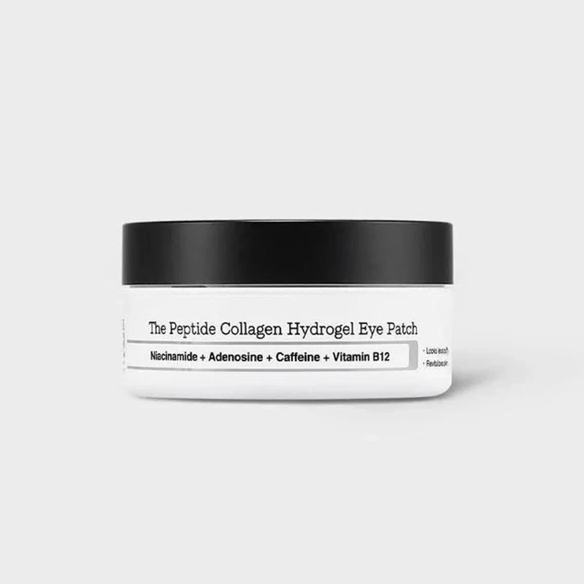 COSRX The Peptide Collagen Hydrogel Eye Patch (60 uds.) – Parches de ojos de hidrogel con péptidos, colágeno y cafeína