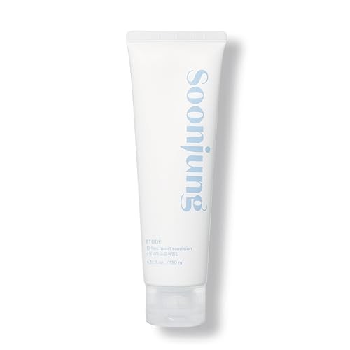 Etude House - SoonJung 10-Free Moist Emulsion, 130ml - 4.39 fl oz – Emulsión hidratante Soon Jung 10-Free (130 ml)