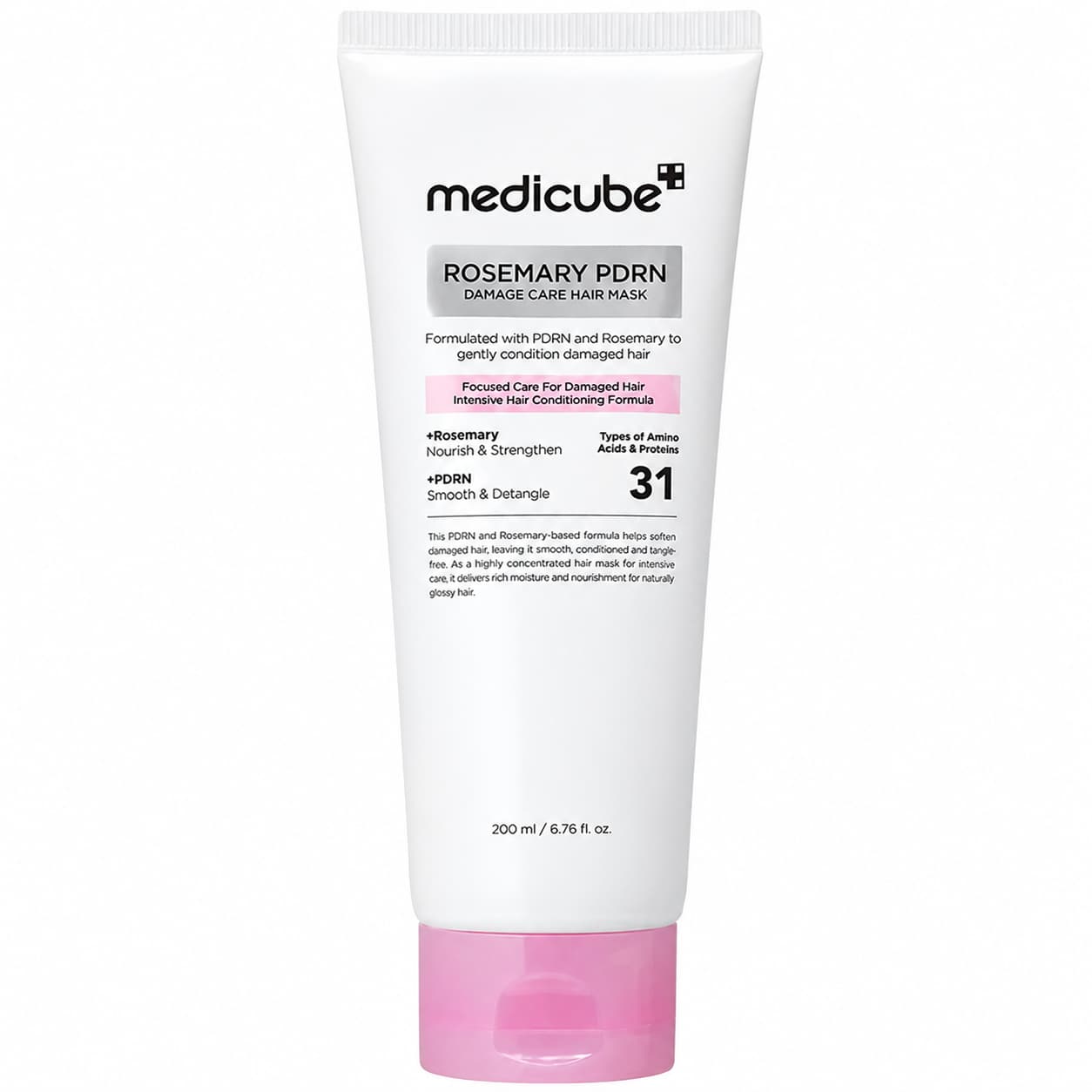 Medicube Rosemary PDRN Damage Care Hair Mask 200ml – Mascarilla capilar reparadora 200ml