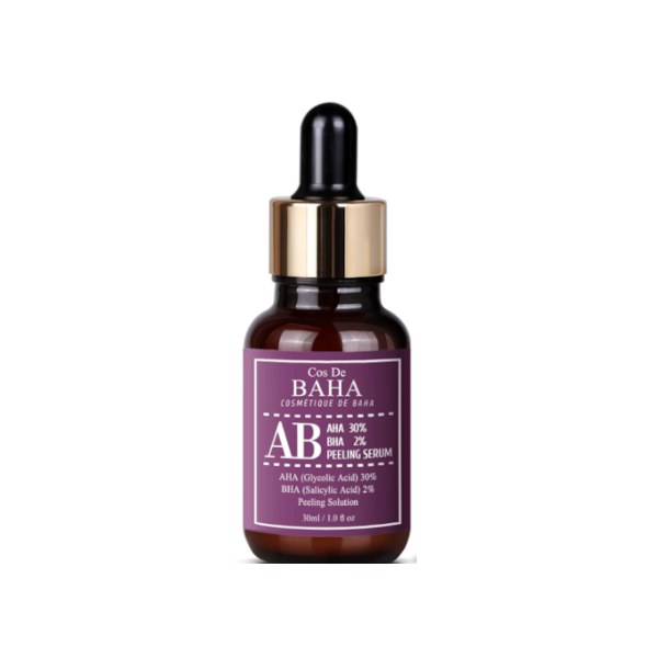 Cos de BAHA AHA 30% BHA 2% Peeling Serum (AB) 30 ml – Sérum exfoliante intensivo